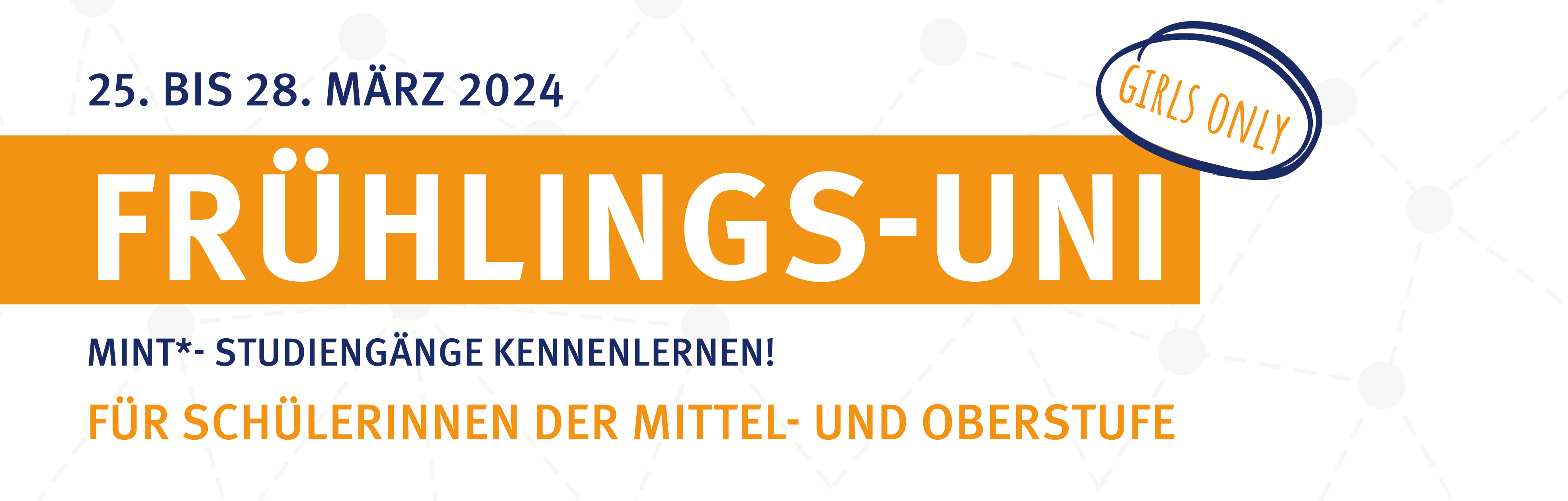 Anmeldung Frühlings-Uni 2024 "girls only"